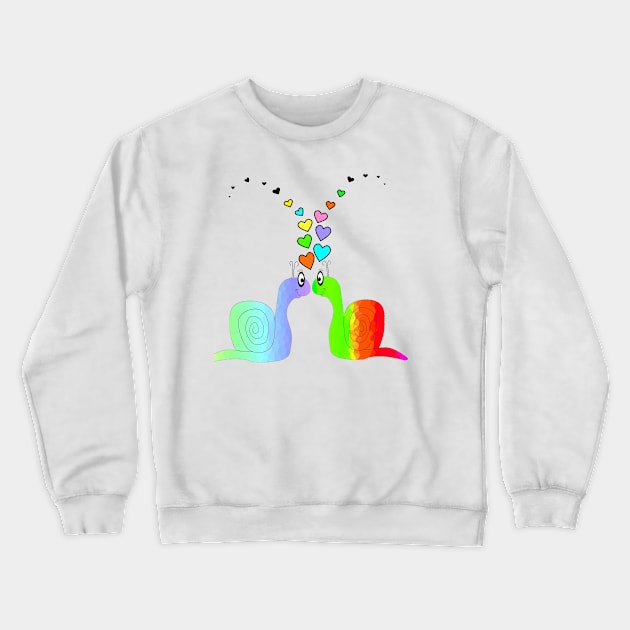 SNAIL Love Crewneck Sweatshirt by SartorisArt1